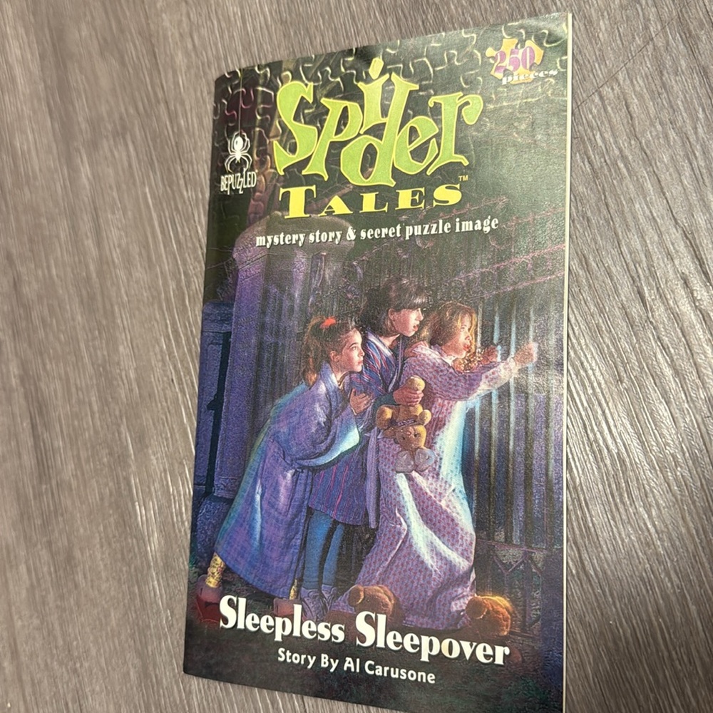 NEW 1995 Spider Tales Puzzle - Sleepless Sleepover - Picture 5 of 5
